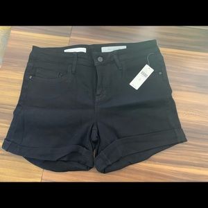 Pilcro Stet Black denim shorts, size 28 - NWT